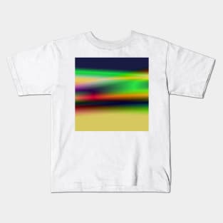 blue yellow green texture art Kids T-Shirt